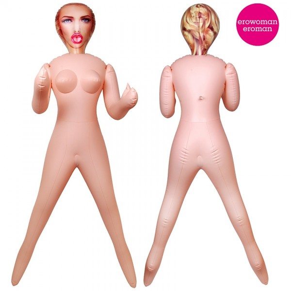Кукла надувная "EroWoman Елизавета" вагина-анус-рот 